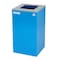 Alpine Industries 58-Gallon 2-Stream Black Steel-Blue Recycling Bin Station ALP4450-BLK-KIT2 - alternate 8